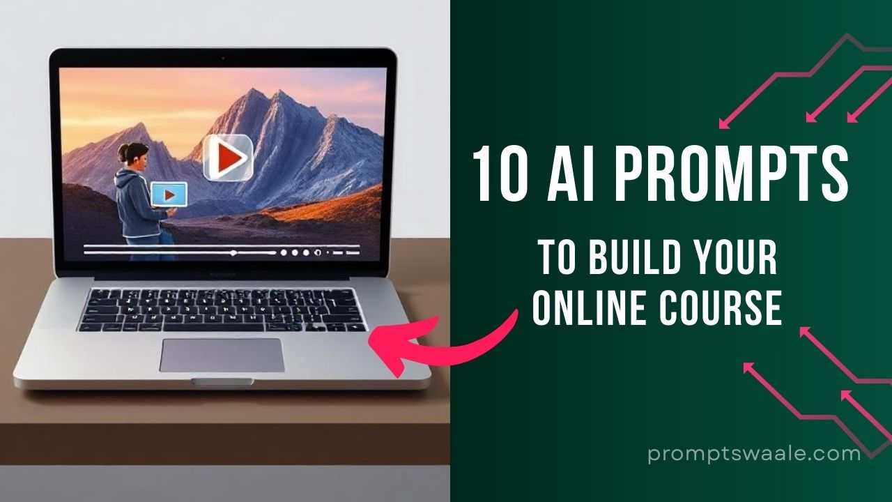 chatgpt prompts to build online course- promptswaale.com